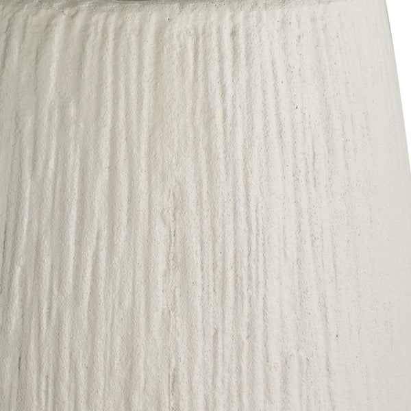 Uttermost Rustic Ridge Off-white Outdoor Planter – Organic Textured Sculpture For Modern & Rustic Spaces White Magnesium Oxide 18250