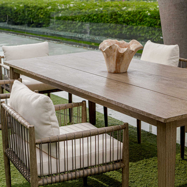 Uttermost Teak Flow Outdoor Bowl - Stunning Handcrafted Teak Wood Centerpiece For Rustic Elegance Brown Teak Wood 17134