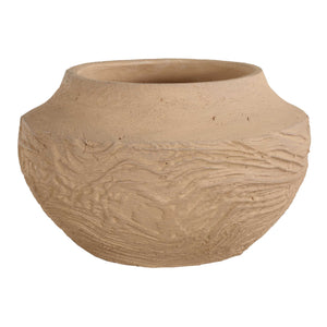 Uttermost Sandstone Flow Terracotta Vase - Handcrafted Accent Piece With Organic Texture And Warmth Brown Terracotta 18266