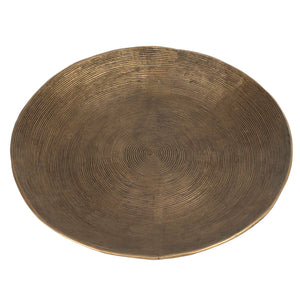 Uttermost Stratum Oval Aluminum Bowls Set Of 2 – Elegant Handcrafted Decor For Timeless Style Brass Aluminum 18255