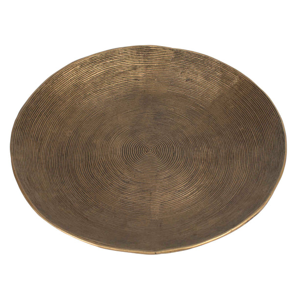 Uttermost Stratum Oval Aluminum Bowls Set Of 2 – Elegant Handcrafted Decor For Timeless Style Brass Aluminum 18255