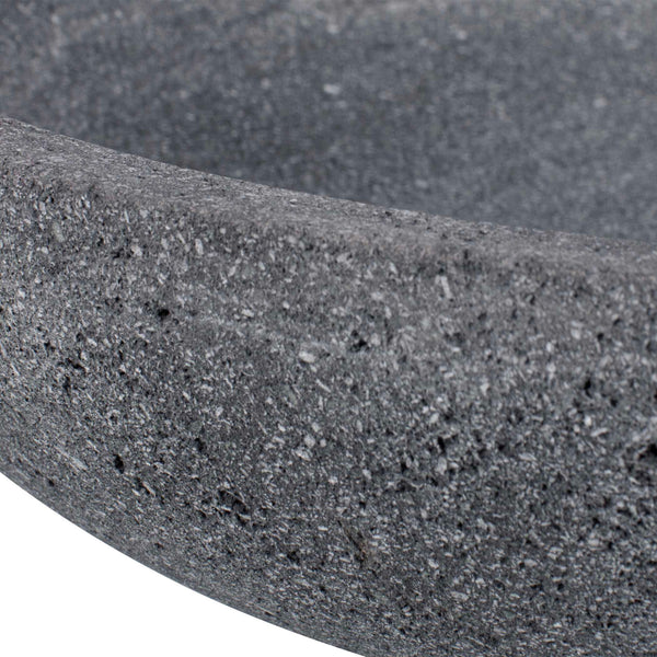 Uttermost Textured Gray Lava Stone Outdoor Bowl – Minimalist Decorative Statement For Any Space Gray Lava Stone 18264