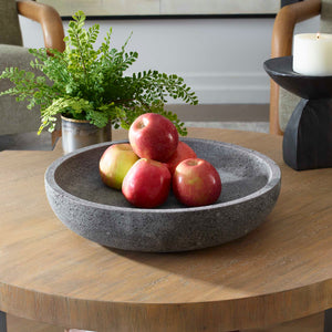 Uttermost Textured Gray Lava Stone Outdoor Bowl – Minimalist Decorative Statement For Any Space Gray Lava Stone 18264