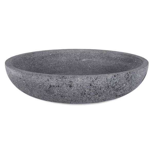 Uttermost Textured Gray Lava Stone Outdoor Bowl – Minimalist Decorative Statement For Any Space Gray Lava Stone 18264
