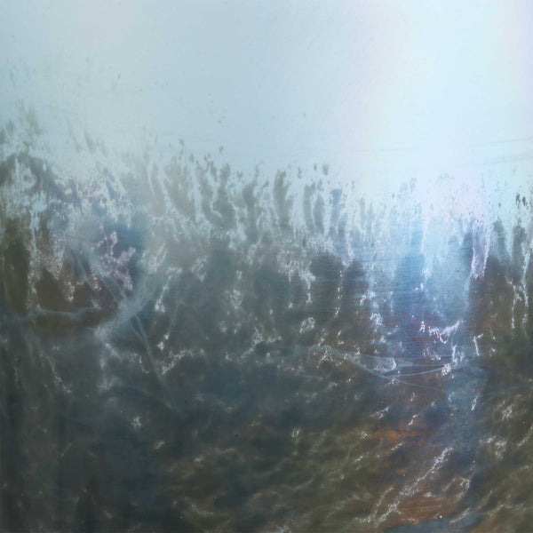 Uttermost Midnight Mist Vases Set Of 2 - Elegant Glass Cylindrical Design In Deep Blue & Silver Hues Blue,Gray Glass 18253