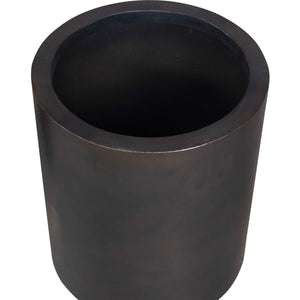 Uttermost Modern Matte Bronze Outdoor Planters Set Of 2 - Sleek Cylindrical Design For Elevation Bronze Iron 18276