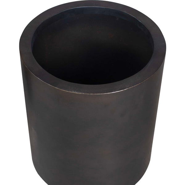 Uttermost Modern Matte Bronze Outdoor Planters Set Of 2 - Sleek Cylindrical Design For Elevation Bronze Iron 18276