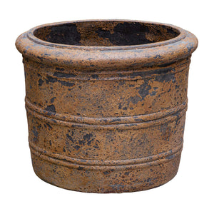 Uttermost Weathered Relic Rustic Concrete Planter - Stylish Charm For Indoor & Outdoor Displays Black,Brown Grc 17139