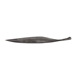 Uttermost Uttermost Leaflet Dark Nickel Outdoor Bowl — Cast Aluminum Leaf Sculptural Centerpiece For Patio Decor 18287