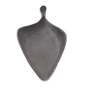 Uttermost Uttermost Leaflet Dark Nickel Outdoor Bowl — Cast Aluminum Leaf Sculptural Centerpiece For Patio Decor 18287