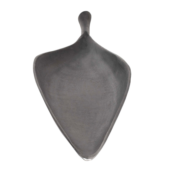 Uttermost Uttermost Leaflet Dark Nickel Outdoor Bowl — Cast Aluminum Leaf Sculptural Centerpiece For Patio Decor 18287