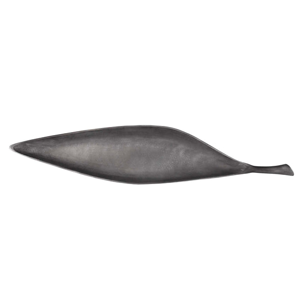 Uttermost Uttermost Leaflet Dark Nickel Outdoor Bowl — Cast Aluminum Leaf Sculptural Centerpiece For Patio Decor 18287