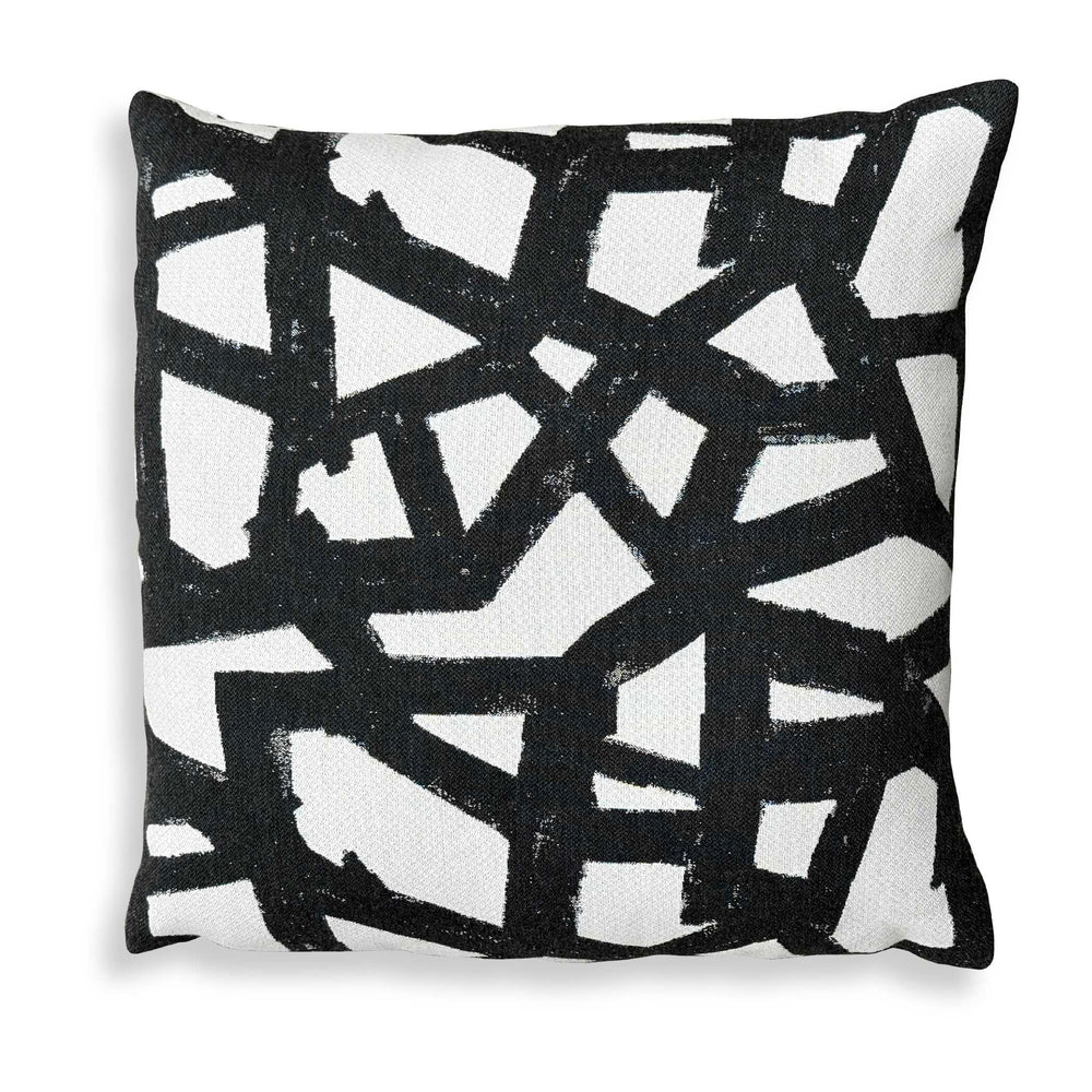 Uttermost Draft Onyx Outdoor Pillow - Plush, Water-resistant, Stylishly Designed For Ultimate Comfort Black Acrylic,Polyester 64066
