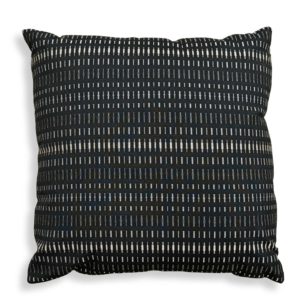Uttermost Esti Onyx Outdoor Pillow - Modern Geometric Design, Water-resistant, Plush Comfort & Style Black Acrylic,Polyester 64069