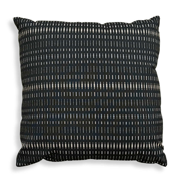 Uttermost Esti Onyx Outdoor Pillow - Modern Geometric Design, Water-resistant, Plush Comfort & Style Black Acrylic,Polyester 64069