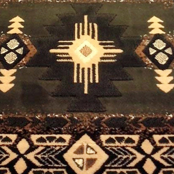 English Elm Mohave Collection Southwestern Style Area Rug - Durable Olefin Fibers with Jute Backing for Comfort Sage 2' x 7' ACD-RG181-27-SG-GG