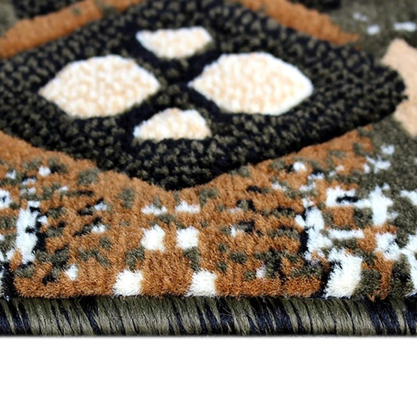 English Elm Mohave Collection Southwestern Style Area Rug - Durable Olefin Fibers with Jute Backing for Comfort Sage 2' x 7' ACD-RG181-27-SG-GG