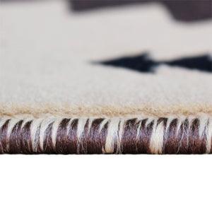 English Elm Mohave Collection Southwestern Style Area Rug - Durable Olefin Fibers with Jute Backing for Comfort Ivory 8' x 10' ACD-RG184-810-IV-GG