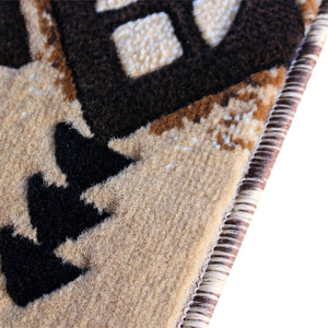 English Elm Mohave Collection Southwestern Style Area Rug - Durable Olefin Fibers with Jute Backing for Comfort Brown 8' x 10' ACD-RGKGYH-810-BN-GG