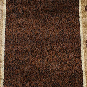 English Elm Williams Collection Rustic Cowboy 2' x 11' Runner Rug - Durable, Soft, Kid & Pet-Friendly Design ACD-RGL375-211-BN-GG