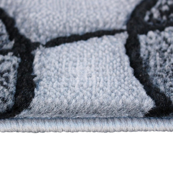 English Elm Jubilee Collection Abstract Pattern Area Rug - Stylish, Durable Olefin for Hallways & Bedrooms Red 2' x 3' ACD-RGTRZ860-23-RD-GG