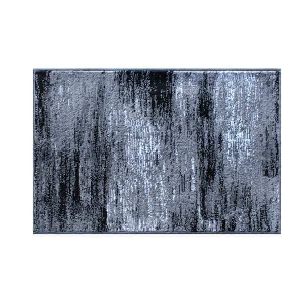 English Elm Rylan Collection Abstract Area Rug - Modern Design with Jute Backing for Stylish Home Decor Grey 2' x 3' ACD-RGTRZ863-23-GY-GG