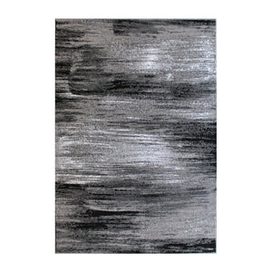 English Elm Rylan Collection Abstract Area Rug - Modern Design with Jute Backing for Stylish Home Decor Grey 5' x 7' ACD-RGTRZ863-57-GY-GG