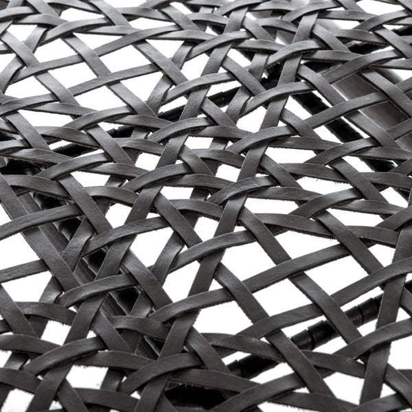 Safavieh Bandelier Accent Chair - Modern Scandinavian Design With White Cowhide Leather & Light Oak Frame Elegance Brown/Brown Leather ACH1000C