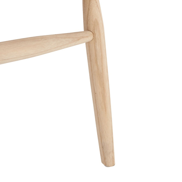 Safavieh Bandelier Accent Chair - Modern Scandinavian Design With White Cowhide Leather & Light Oak Frame Elegance Cognac / Natural ACH1000F