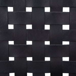 Safavieh Bellona Accent Chair - Retro Scandinavian Design With Hand-Woven Leather And Mindi Wood Frame Black ACH1004C