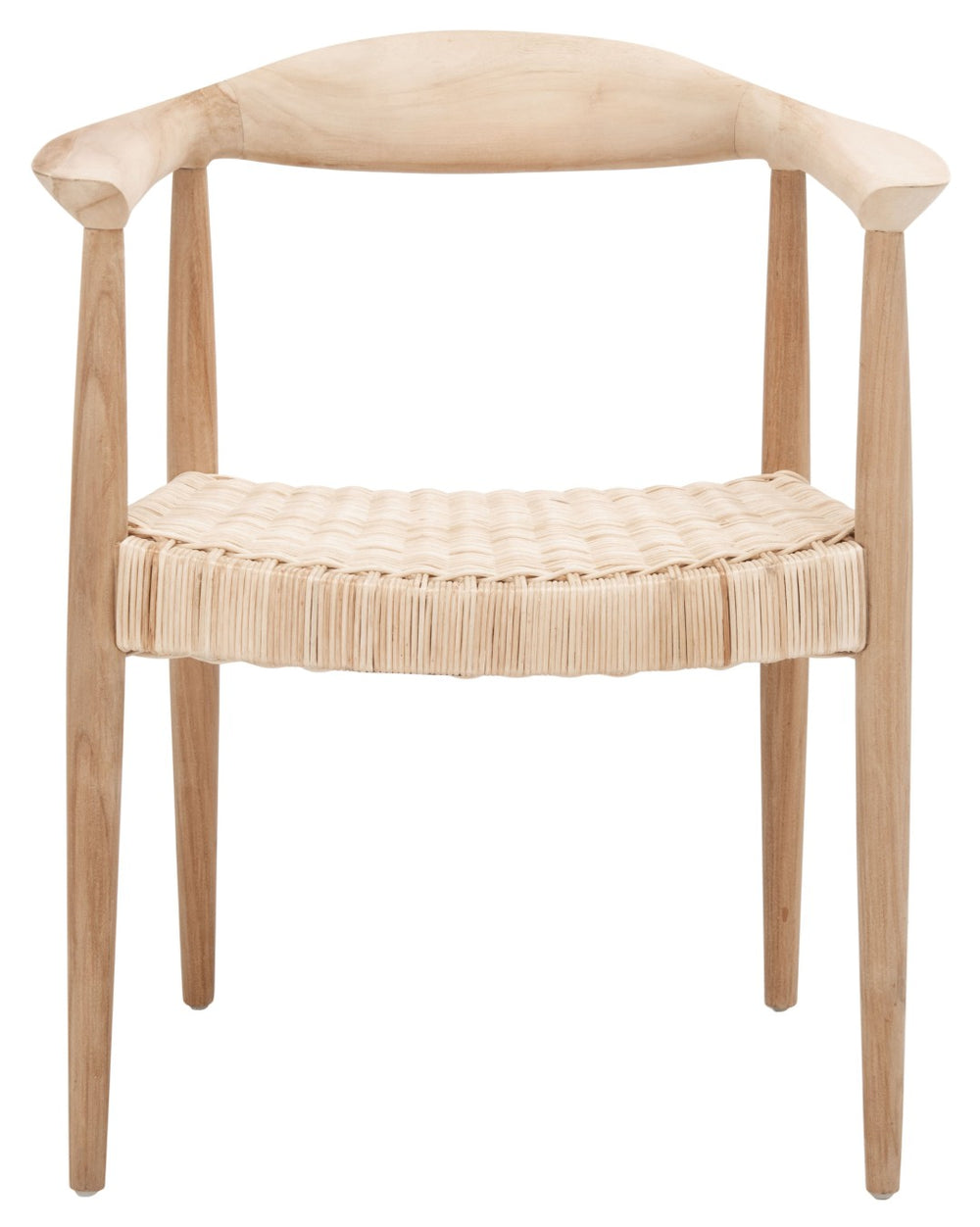 Safavieh Renga Mid-Century Rope Rattan Accent Chair – Coastal Elegance In Natural Teak For Any Room Decor ACH1006A