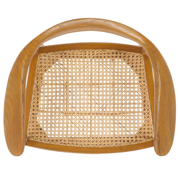 Safavieh Savina Open Webbing Accent Chair - Stylish Natural Wood And Rattan Design For Elegant Spaces Natural ,Natural Wood,Rattan Ach1011a