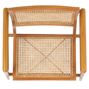 Safavieh Ender Rattan Accent Chair - Stylish Comfort With Sculpted Arms And Airy Weave For Any Space Natural / Natural ACH1013A