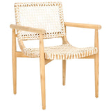 Sianna Accent Chair - Breezy Elegance with Artful Weave and Sculpted Design for Stylish Comfort