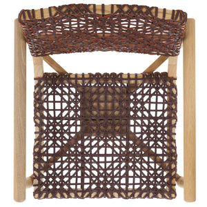 Safavieh Sianna Accent Chair - Artisanal Elegance With Curved Leather Seat And Sungkai Wood Legs For Comfort Natural / Cognac ACH1200C