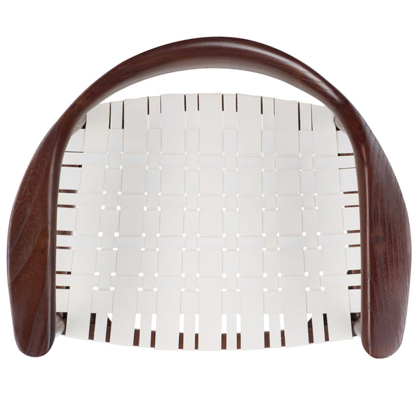 Safavieh Baden Leather Woven Arm Chair ACH1203C