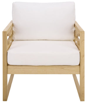 Safavieh Montford Accent Chair Structured Square Frame for Modern Living Rooms and Reading Nooks ACH1205A