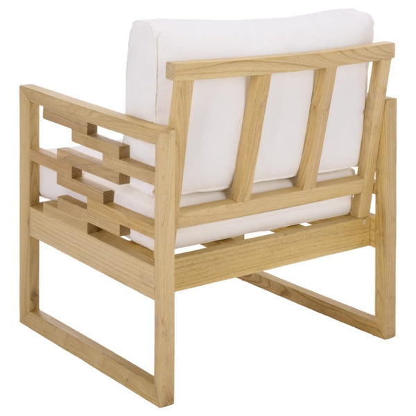Safavieh Montford Accent Chair Structured Square Frame for Modern Living Rooms and Reading Nooks ACH1205A
