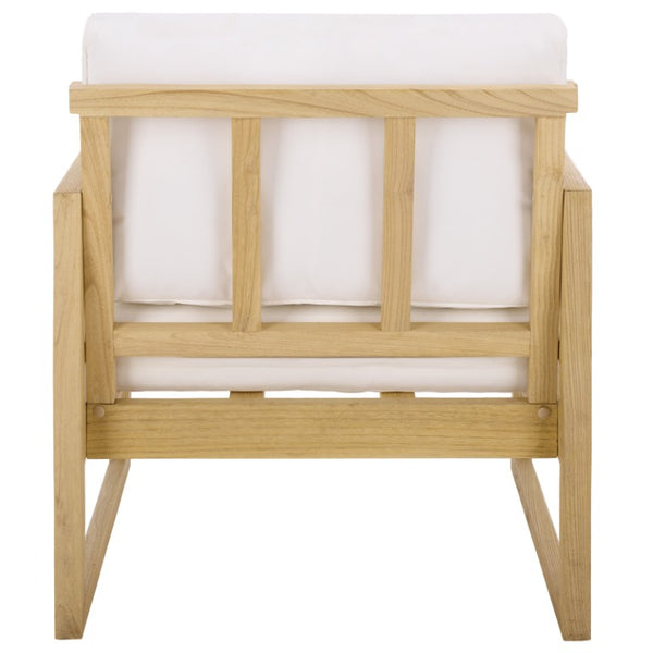 Safavieh Montford Accent Chair Structured Square Frame for Modern Living Rooms and Reading Nooks ACH1205A