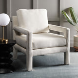 Safavieh Kye Accent Chair Cream ACH1301D