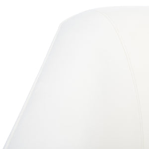 Safavieh Birdie Accent Chair In Cream – Stylish Square Design With Wood, Fabric, And Metal Accents Creme Wood,Fabric And Metal Ach1302a