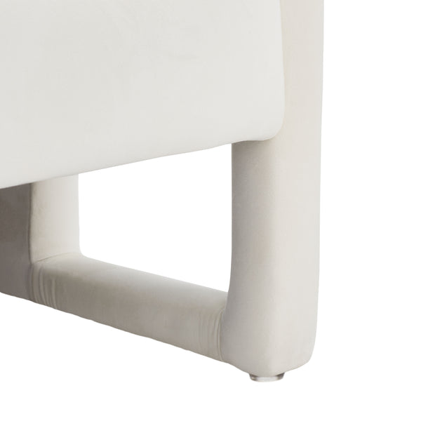 Safavieh Fifer Accent Chair In Cream – Stylish Square Design With Wood, Fabric & Metal For Modern Spaces Creme Wood,Fabric And Metal Ach1304a