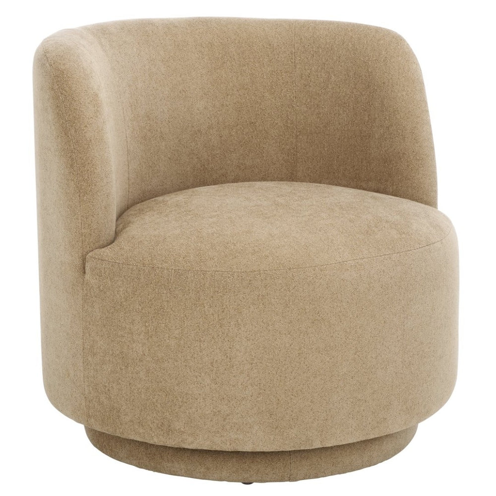 Safavieh Hayls Swivel Accent Chair In Warm Tan - Stylish, Comfortable, And Versatile Seating For Any Room ACH1305B