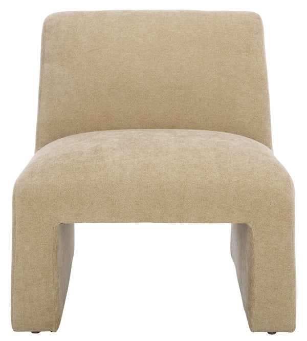 Safavieh Swip Accent Chair In Soft Sand - Elegant Design For Comfort & Style In Any Living Space Or Office Sand Wood,Fabric,Foam Ach1306a