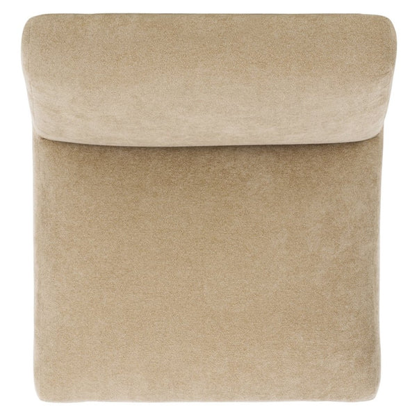 Safavieh Swip Accent Chair - Minimalist Sand Upholstered Comfort For Living Rooms, Offices & Cozy Spaces ACH1306A
