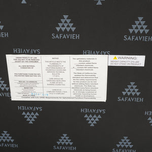 Safavieh Rhyt Accent Chair - Timeless Craftsmanship, Elegant Design, Comfort And Style For Any Living Space Brown Wood,Fabric,Foam Ach1307a