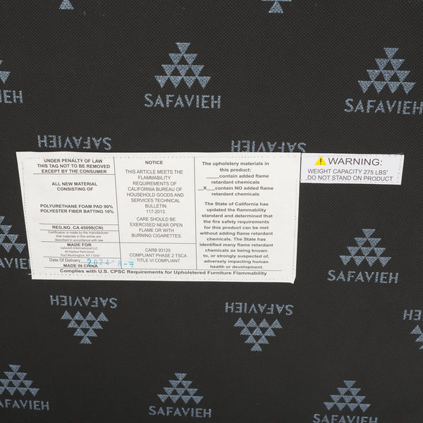 Safavieh Rhyt Accent Chair - Timeless Craftsmanship, Elegant Design, Comfort And Style For Any Living Space Brown Wood,Fabric,Foam Ach1307a