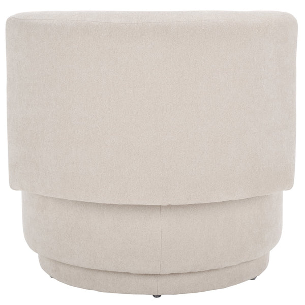 Safavieh Rhyt Accent Chair - Timeless Craftsmanship, Elegant Design, Comfort And Style For Any Living Space Beige Wood,Fabric,Foam Ach1307b