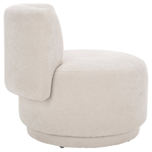 Safavieh Rhyt Accent Chair - Timeless Craftsmanship, Elegant Design, Comfort And Style For Any Living Space Beige Wood,Fabric,Foam Ach1307b