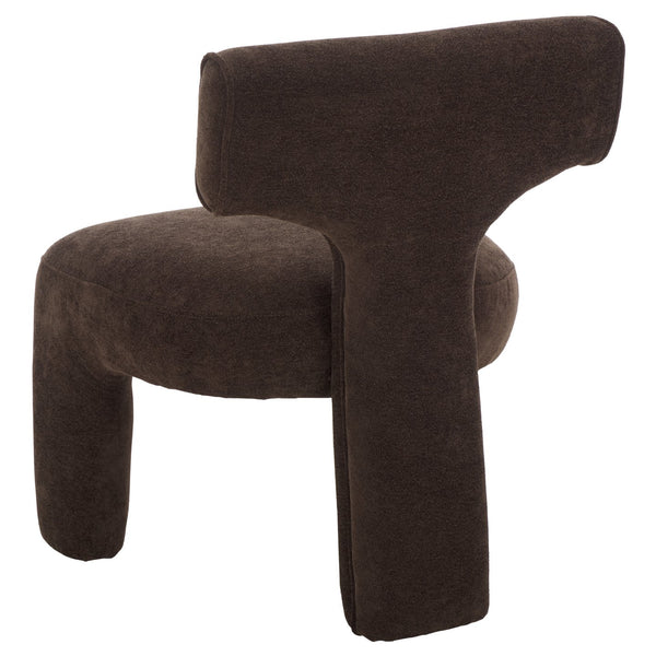Safavieh Zalens Accent Chair In Warm Brown - Stylish Solid Wood Frame & Comfort Foam Cushion For Living Room Brown Wood,Fabric,Foam Ach1309a